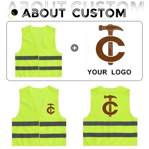 Gilet de sécurité réfléchissant en gros, vêtements de travail, gilet de sécurité personnalisé avec logo, portable, grande taille - Product Image 2