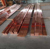 Barres de cuivre plates carrées rouges pour fabricants
