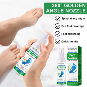SEFUDUN 120ml Soin des <span class=keywords><strong>pieds</strong></span> Rafraîchit les <span class=keywords><strong>pieds</strong></span> Désodorise Spray Antimicrobien Désinfectant pour les <span class=keywords><strong>pieds</strong></span> à l'huile d'arbre à thé pour les <span class=keywords><strong>pieds</strong></span> Chaussures Chaussettes - Product Image 4