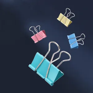 Durable And Stylish Binder Clips Pack Long Clips In Various Sizes 51mm 41mm 32mm 25mm 19mm 15mm