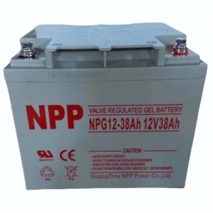 NPP Valve Regulated Gel <b>Battery</b> 12V 38Ah <b>UPS</b> Power Supply <b>Battery</b> - Product Image 1