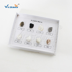 Natural non-metallic mineral specimens, including various common minerals, for demonstration purposes in primary and secondary - Product Image 3