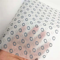 Wholesale Custom Printed Logo Waterproof 17gsm Recyclable Specialty Tissue Paperboard Uncoated Pink Wrapping Gifts Clothes Shoes