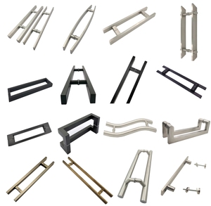 304 <span class=keywords><strong>in</strong></span> acciaio inossidabile maniglia della porta <span class=keywords><strong>in</strong></span> <span class=keywords><strong>vetro</strong></span> personalizzata per la casa singola parte anteriore lunga maniglia della porta <span class=keywords><strong>in</strong></span> legno - Product Image 6