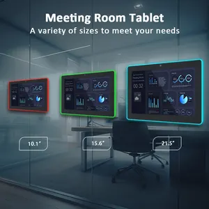 10.1 Inch Android Tablet Conference Ording Booking System Meeting Room Touch Display Monitor RJ45 POE Wall Mount Tablet
