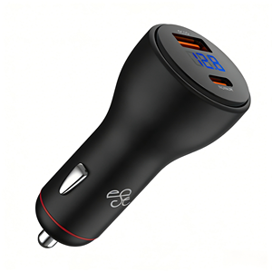 Chargeur de voiture en métal USB-C+USB-A PD100W ultra-rapide, compatible avec Huawei, Xiaomi, Samsung, <span class=keywords><strong>iPhone</strong></span>, directement de l'usine - Product Image 2