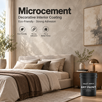 Revêtement mural microciment magique tout usage, imperméable et sans joint, type pâte, pour la rénovation des pièces humides et des zones de douche