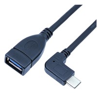 Cable Adaptador OTG de Tipo C a USB 3.0 de 20 cm |   Transferencia de Datos de 10 Gbps para Teléfono y Tableta |   Conectar la unidad flash al teclado