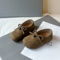 Chaussures plates pour enfants style OEM avec nœud décoratif mignon pour petites filles