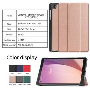 Étui pour tablette <span class=keywords><strong>Lenovo</strong></span> <span class=keywords><strong>Tab</strong></span> <span class=keywords><strong>M8</strong></span> 4ème génération TB-300FU 2023, support pliable, housse en cuir PU, étui pour <span class=keywords><strong>Lenovo</strong></span> <span class=keywords><strong>Tab</strong></span> <span class=keywords><strong>M8</strong></span> TB-8505F 8505X - Product Image 6
