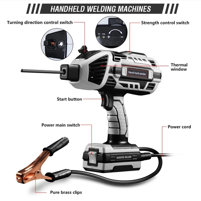 Hot Selling 110V/220V Electric Welding Machine Handheld Portable MINI Welder Small Inverter OEM/ODM ARC Welders Grey Household