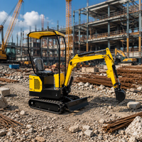Machine de terrassement pour projets miniers 1 tonne, fabricant professionnel, commande par joystick, moteur Perkins