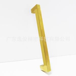 Yijun Gold Square Wardrobe Handle 8001 Modern Minimalist Durable <b>Cabinet</b> Pull - Product Image 2