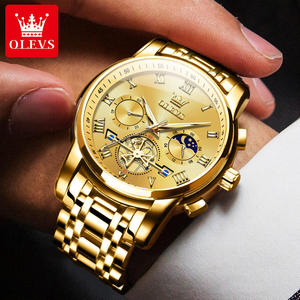   Reloj de Pulsera de Cuarzo 2859, Reloj de Acero Inoxidable para Hombre, Estilo Ejecutivo, Masculino - Product Image 1
