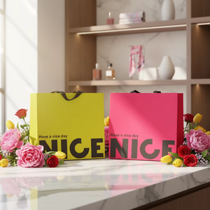 Sacs en papier classiques durables avec logo personnalisé pour les startups |   Emballage de supermarché biodégradable respectueux de l'environnement, impression numérique, petit format - Product Image 3