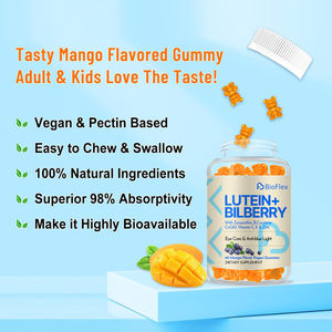 Suplementos Dietéticos en Gomitas para la Salud Ocular de Adultos con Luteína, Zeaxantina, Extracto de Arándano, CoQ10, Vitamina C y E, Marca Privada OEM - Product Image 4