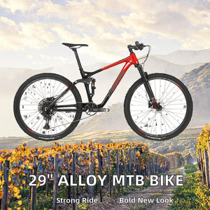 <span class=keywords><strong>Bicicleta</strong></span> de Montaña de Acero de Alta Calidad, 29 Pulgadas, 29Er, 29", Suspensión Completa, 24 Velocidades, <span class=keywords><strong>Bicicleta</strong></span> para Adultos - Product Image 2