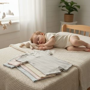 Combinaison pour nouveau-nés et nourrissons, douce et respirante, 100% coton, vêtements pour bébés coréens, barboteuse d'été pour séances photo de 50 à 100 jours - Product Image 3