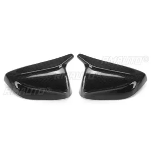 Coque de rétroviseur latéral de voiture en fibre de carbone véritable, remplacement de la coque de rétroviseur pour Infiniti Q50 Q60 QX30 Q70 2014-2023 - Product Image 2