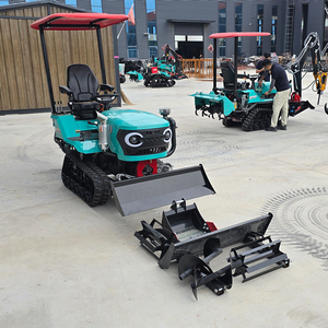 Livraison Gratuite Mini Tracteur à Chenilles 25HP 35HP Moteur Diesel Rotoculteurs pour Terres Sèches Petits Tracteurs à Vendre - Product Image 1