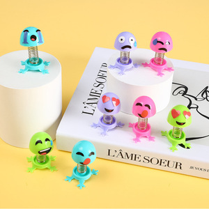 ของเล่นสปริงแมน ตุ๊กตาบีบได้เปลี่ยนอารมณ์ สำหรับเด็กอายุ 3-6 ปี ของเล่นพลาสติกลายการ์ตูน สำหรับเด็กทุกเพศ - Product Image 1