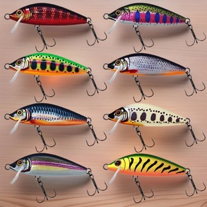 5g Transparente Plástico ABS Bionic Isca De Pesca 13 Cores 50mm Comprimento Tipo Vibratório Afundando Pequenos Peixes Isca-para Carpa - Product Image 2