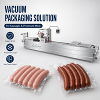 Machine de thermoformage pour raviolis, équipement d'emballage alimentaire automatique sous vide pour usine alimentaire asiatique