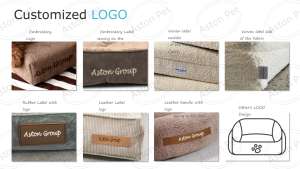 Cama para perros y gatos de alto peso, perrera, alfombrilla de felpa de conejo cálido para invierno, piel sintética esponjosa con tela <span class=keywords><strong>Oxford</strong></span>, cama para perros con patrón impreso - Product Image 5