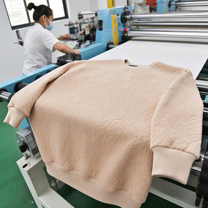 100% 코튼 크루 넥 양털 맞춤 양각 운동복 남성 - Product Image 3