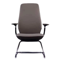 Chaise de bureau ergonomique à dossier haut, moderne, haut de gamme, luxueuse, imperméable, réglable en hauteur, avec accoudoirs, chaise de visiteur