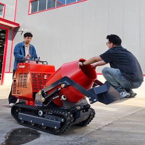 Penjualan terlaris Mini 300L Self-Loading <span class=keywords><strong>Mixer</strong></span> beton ponsel Track portabel dengan pompa 0.3 kubik Mini Dumper - Product Image 4