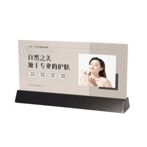 Stainless Steel Menu Rack Double-sided Display Stand Price Tag Board <strong>Table</strong> <strong>Card</strong> Desk <strong>Card</strong> - Product Image 1