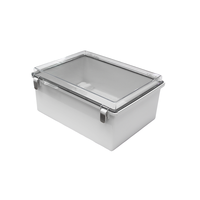 Armoire de distribution électrique extérieure étanche IP67 anti-poussière de haute qualité, personnalisable, en ABS/PC