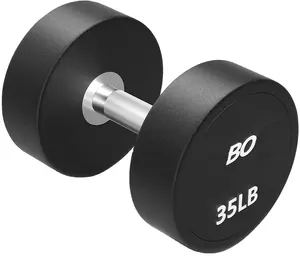 Manufacturers Direct Sale Commercial Weight Lifting Round Pu Urethane Dumbbell