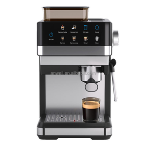 ANWELL Basos - Cafetera Espresso Digital de Nivel Básico, Nueva y en Oferta, Cafetera Italiana, Máquina de Capuchino, 20 Bares, OEM - Product Image 4