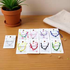 Stainless Steel Seven Star <b>Knot</b> Bracelet Set 12Pcs Fashion Jewelry Unisex Gift - Product Image 3