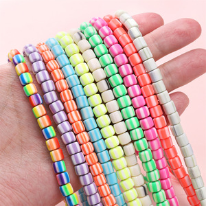 Wholesale 6mm Color Cylindrical Polymer Clay Loose Bead Drum Bead Jewelry <b>Accessories</b> for <b>DIY</b> Jewelry Making <b>Accessories</b> - Product Image 2