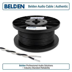 Câble d'instrumentation Belden 8719 neuf d'origine, 1 paire, 16AWG, blindé Beldfoil, 600V, cuivre étamé, câble de signal de contrôle industriel - Product Image 1