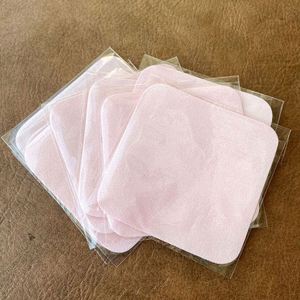 Vente en gros personnalisé microfibre daim 8x8cm écologique durable bijoux polissage chiffon de nettoyage avec le logo du client - Product Image 6