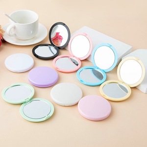 Miroir pliant en plastique rose blanc bon marché pour petites filles pour le bricolage - Product Image 1