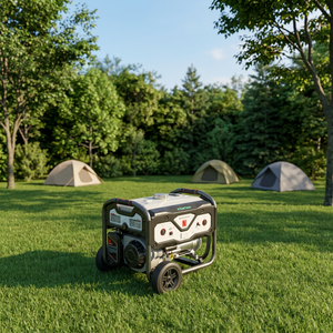 Timecore 4000N Portable <b>Gasoline</b> <b>Generator</b> with Wheels for Mobile Power Supply and Outdoor Use - Product Image 1