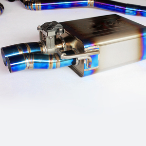 Tubi di Scarico OBM in Titanio ad Alte Prestazioni Personalizzati per Audi A6 <span class=keywords><strong>A7</strong></span> C7 C7.5 C8 3.0T con Risonatore Anteriore - Product Image 2