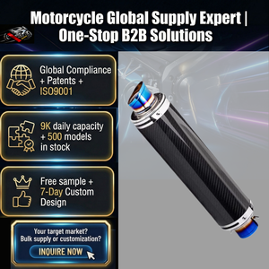 Silenciador de Escape Universal para Motocicleta Geometry51mm STB para NINJA400 <span class=keywords><strong>Yamaha</strong></span> <span class=keywords><strong>R3</strong></span> Z12 - Product Image 1