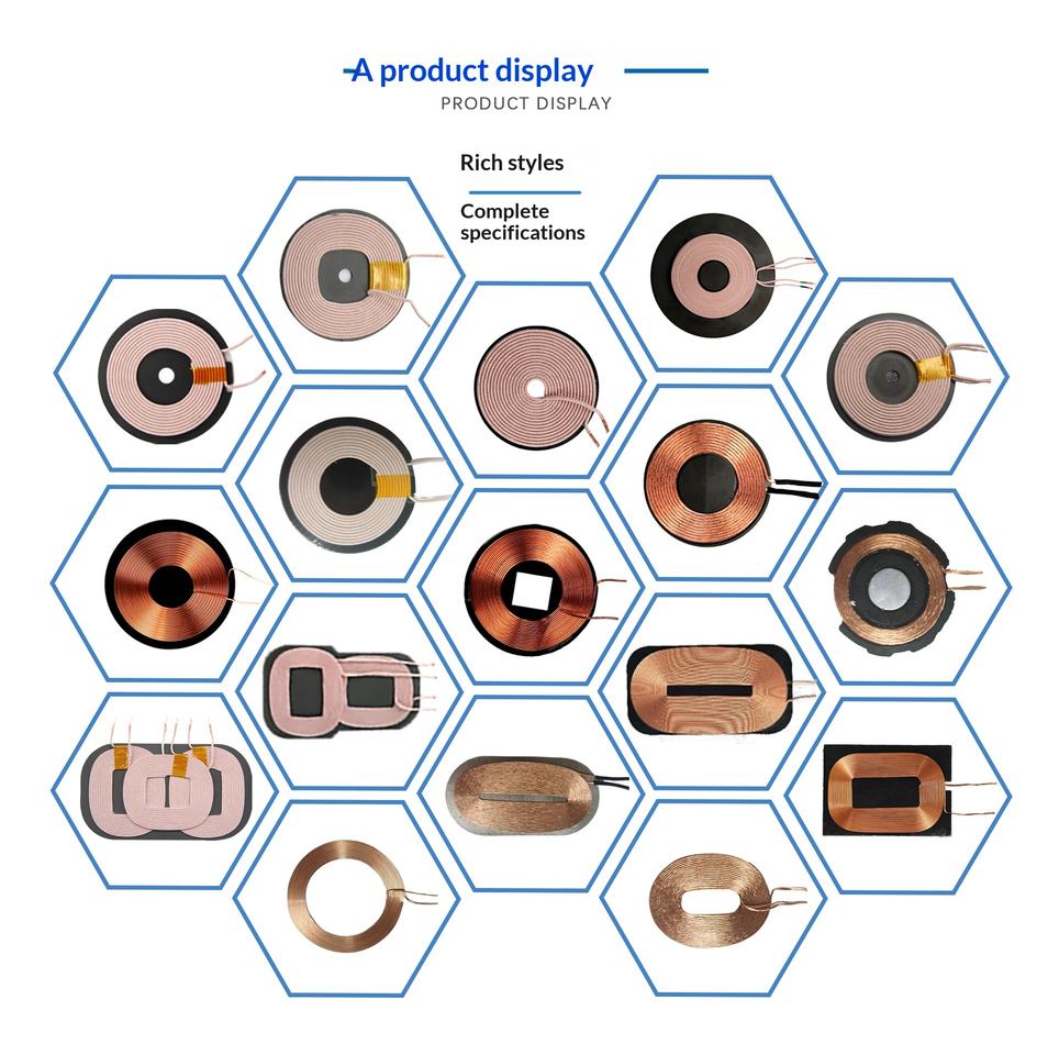 Wireless Charging Coil Magnet Ferrite Sheet Fast Charger Inductive Coil ...