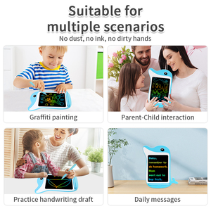 Trẻ em kỹ thuật số bằng văn bản Pads Đen LCD bằng văn bản máy tính bảng với năng lượng ánh sáng cho việc học để vẽ và viết - Product Image 6