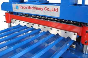 저렴한 가격의 사다리꼴 지붕판 제작 기계 IBR 금속 패널 롤 성형 기계 - Product Image 2