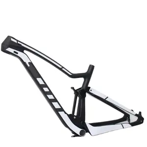 Winowsports karbon XC bisiklet iskeleti 29er tam süspansiyon Boost 148mm 29er * 2.35 "karbon MTB dağ bisikleti çerçeve 15.5 17.5 19 21"