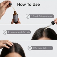 Sérum Capillaire Croissance Cheveux au Collagène et Biotine, Peptides, pour Cheveux Plus Épais et Volumineux, Nourrissant le Cuir Chevelu, Sans Prostaglandine, OEM, Marque Privée, Vente en Gros