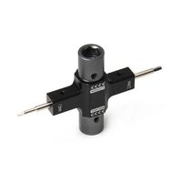 Kunci Pas Ratchet Satu Arah M5 8mm Soket 1.5/2.0mm Alat Hex untuk Mur Motor Drone FPV 5" Pelepasan Cepat