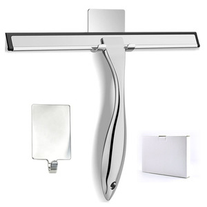 Herramienta <span class=keywords><strong>de</strong></span> Limpieza <span class=keywords><strong>para</strong></span> Baño y Hogar, Limpiacristales <span class=keywords><strong>de</strong></span> Acero Inoxidable <span class=keywords><strong>de</strong></span> 10 y 12 Pulgadas <span class=keywords><strong>para</strong></span> <span class=keywords><strong>Ventanas</strong></span>, Espejos y Puertas <span class=keywords><strong>de</strong></span> Vidrio - Product Image 1